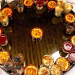 Assortiment de desserts cocktails en verrine