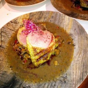 Magret de canard à la provençale et sa garniture à part