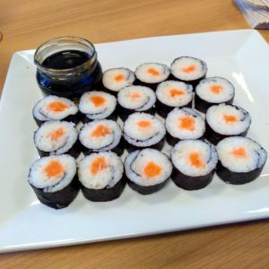 maki : saumon, crevette, thon, légumes...