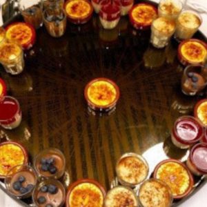 Assortiment de desserts cocktails en verrine